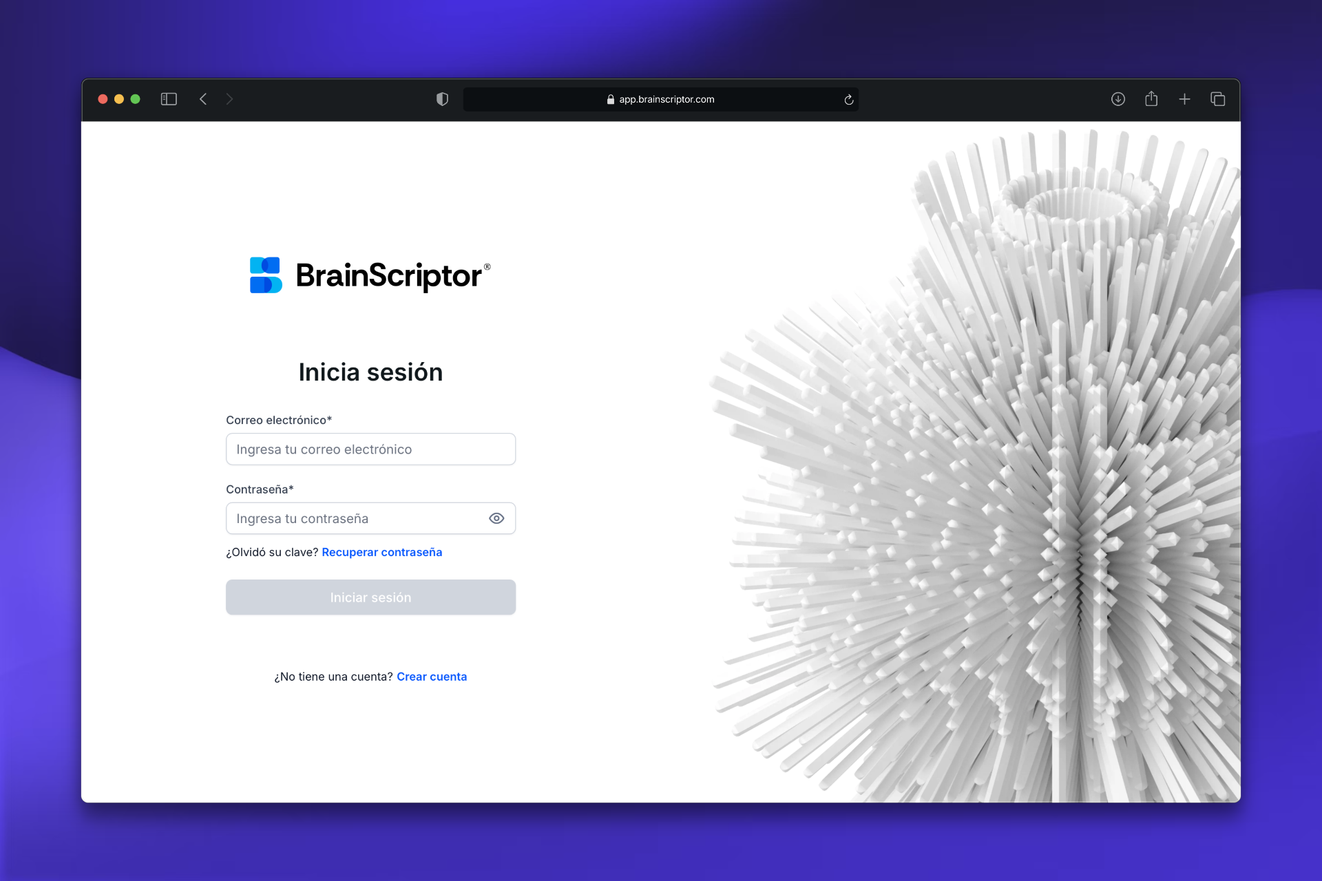 Captura de pantalla del proyecto